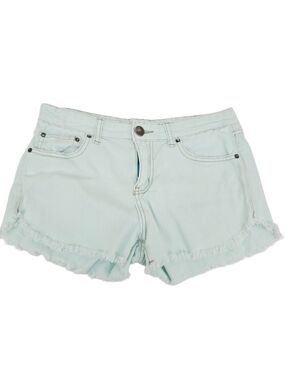 Free People Women's Light Wash Denim Shorts 25